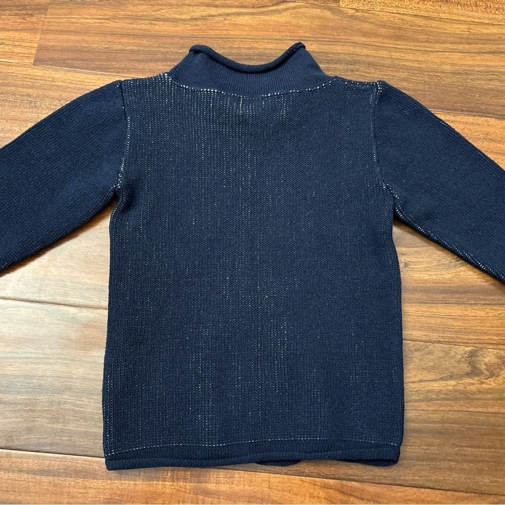 Cape Ann Massachusetts navy knit crewneck sweater - Picture 3 of 4